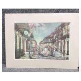 "Bourbon St." Print by Knut Engelhardt