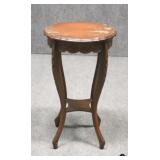 Carved Wood Side Table
