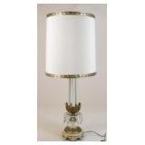 Vintage Table Lamp with Prisms