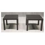 "Lack" IKEA & Black Side Tables