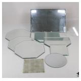 Mirrored/Glass Displays / 10 Pc