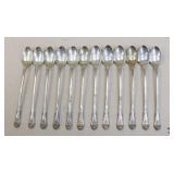 Wallace Sterling Silver Tea Spoons / 12 pc