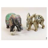 Elephant Figurines / 3 pc