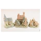 David Winter Cottages Collectible Figurines / 3 pc