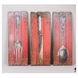 VIP International Wood Wall Decor / 3 Pc