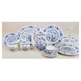 Enoch Wedgewood Blue Onion China Set