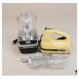 KitchenAid Chopper & Hand Mixer / 2 Pc