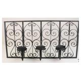 Metal Wall Candle Holder