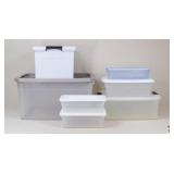 Sterlite, Rubbermaid, Eldon Storage Containers