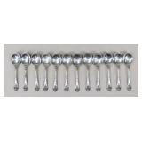 Wallace Sterling Silver Soup Spoons - 12 Pc