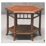 End Table w/Cane Shelf