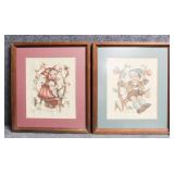 "Apple Tree Boy & Girl" M.J .Hummel Needlepoint