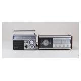Vintage Sony/Emerson Radio & Clock Radio / 2 Pc