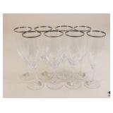 Noritake Crystal Goblets / 8 pc