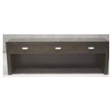 Extra Wide Black Console w/Drawers
