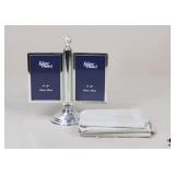 Silver Plate Picture Frames W/Stand