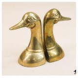 Leonard Brass Duck Bookends
