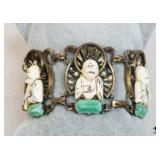 Vintage Smiling Buddha Bracelet