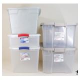 Sterlite Storage Containers / 5  Pc