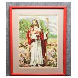 "Jesus Our Shepherd" Vintage Crewel