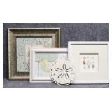 Beach Sea Shell Wall Decor 4/PC