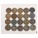 Indian Head Penny Collection / 20 Coins