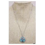 Sterling Silver Necklace W/Pendant
