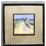 "Vineyard Shadows" Print by David Short