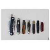 Pocket Knives  / 7 Pc