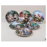 Hummel Danbury Mint Decorative Plates / 6 Pc