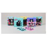 N. L. Woolmer Cat Art & Switch Covers - 7 Pc