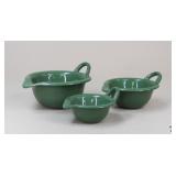 Glazed Batter Bowl Set / 3 Pc
