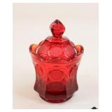 Fostoria Ruby Red Coin Candy Dish