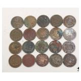 Indian Head Penny Collection / 20 Coins