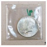 90% Silver Kennedy Half Dollar Coin-1964