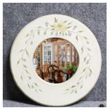 Small Round Painted Wall Mirror