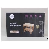 VaeFae Bamboo Shower Bench NIB
