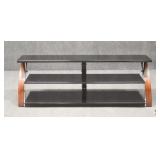 Media Console w/ Glass Shelves