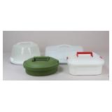 Wilton + Cake/Cupcake Carriers / 4 Pc