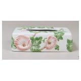 Fitz & Floyd Tissue Box Holder Hummingbird Pattern