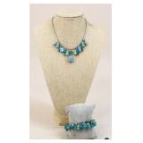Turquoise Necklace & Bracelet