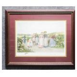 Vintage "Berry Pickers" Print