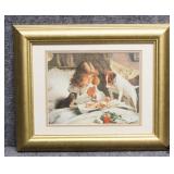 "Suspense" Print by Charles Burton