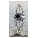 Sterling Silver Cuff Bracelet w/Stone