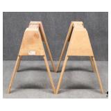 Pair of Burro Brand Saw Horses