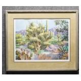 "Saguaro Sunrise" S/N Print by Tom Hill