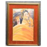 "Jalisco Orange" Original Watercolor on Paper