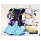 Sz S/M Teen Girl Halloween Costumes / 3 Pc