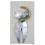 Sterling Silver Cat Brooch