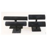 Velvet Jewelry Stands / 3 Pc